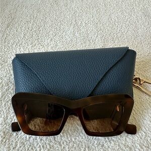 Loewe Cat-eye tortoiseshell acetate sunglasses